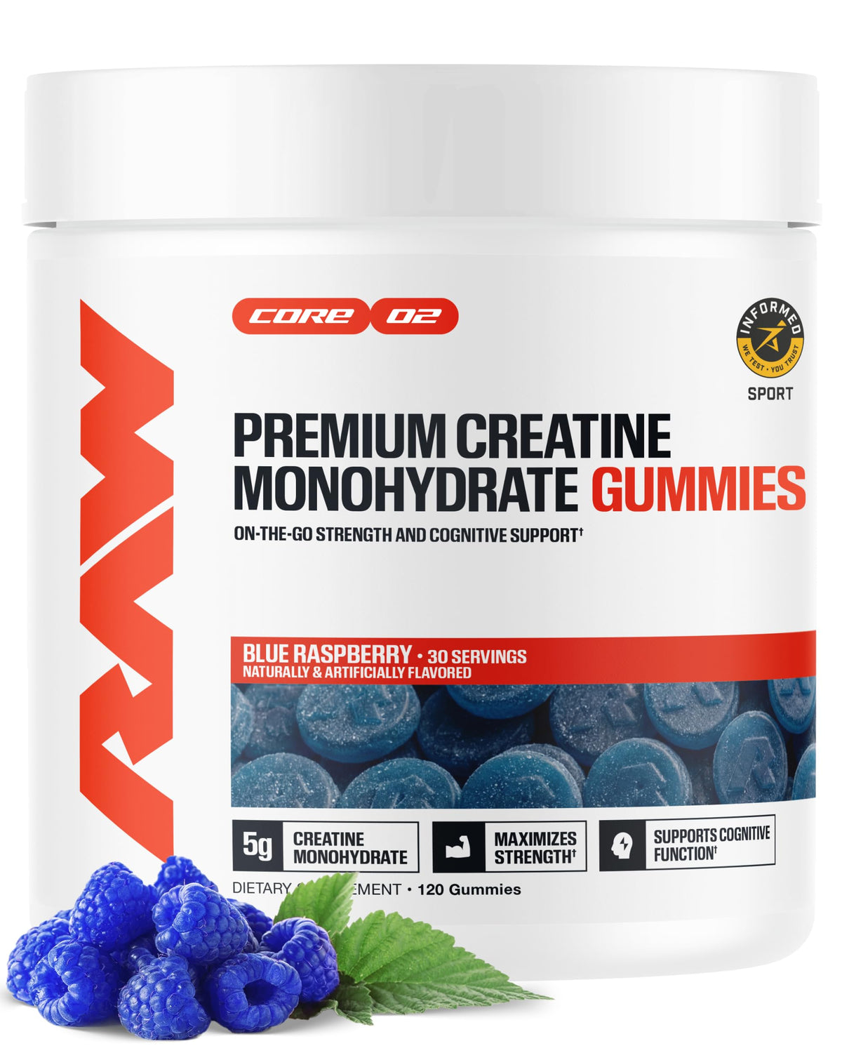 RAW Nutrition Creatine Gummies
