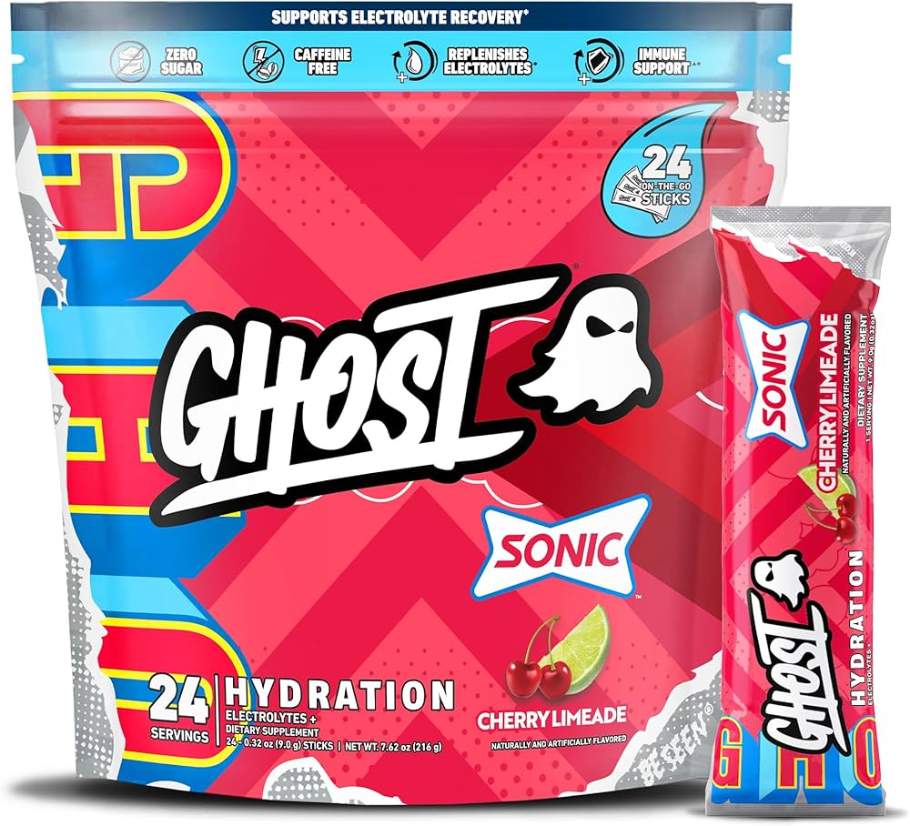 Ghost Hydration Stick Packets
