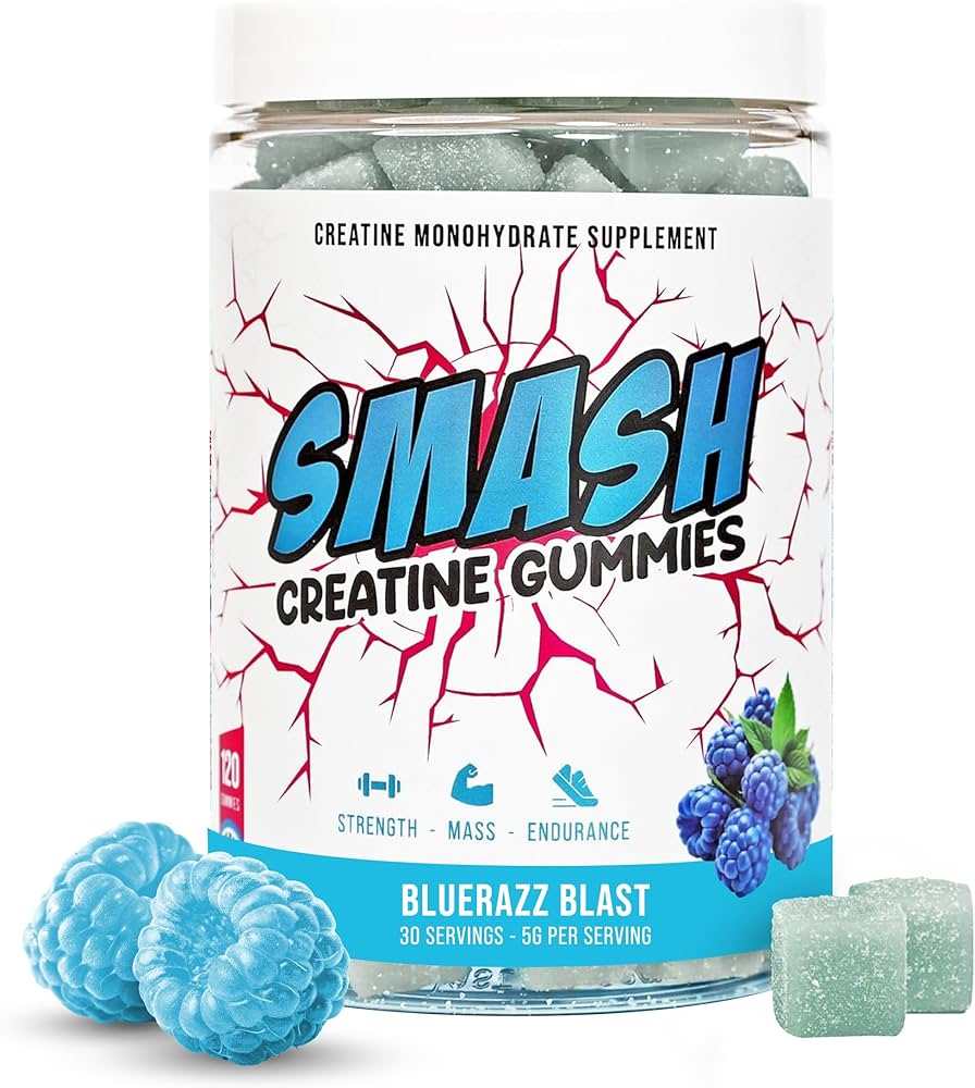 Smash Creatine Gummies 120ct.