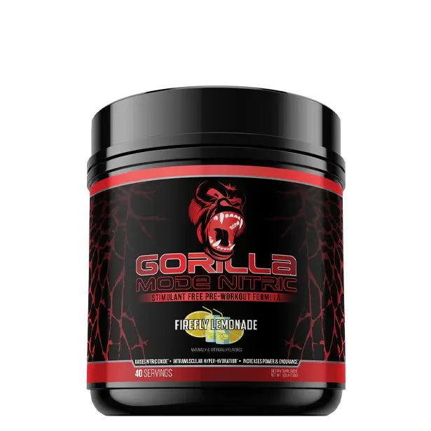 Gorilla Mode Pre-Workout Formula Firefly Lemonade