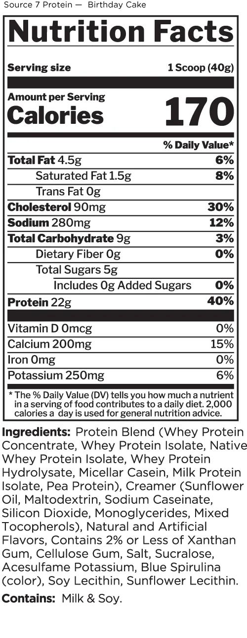 Rule 1 Source 7 Protein 2lb