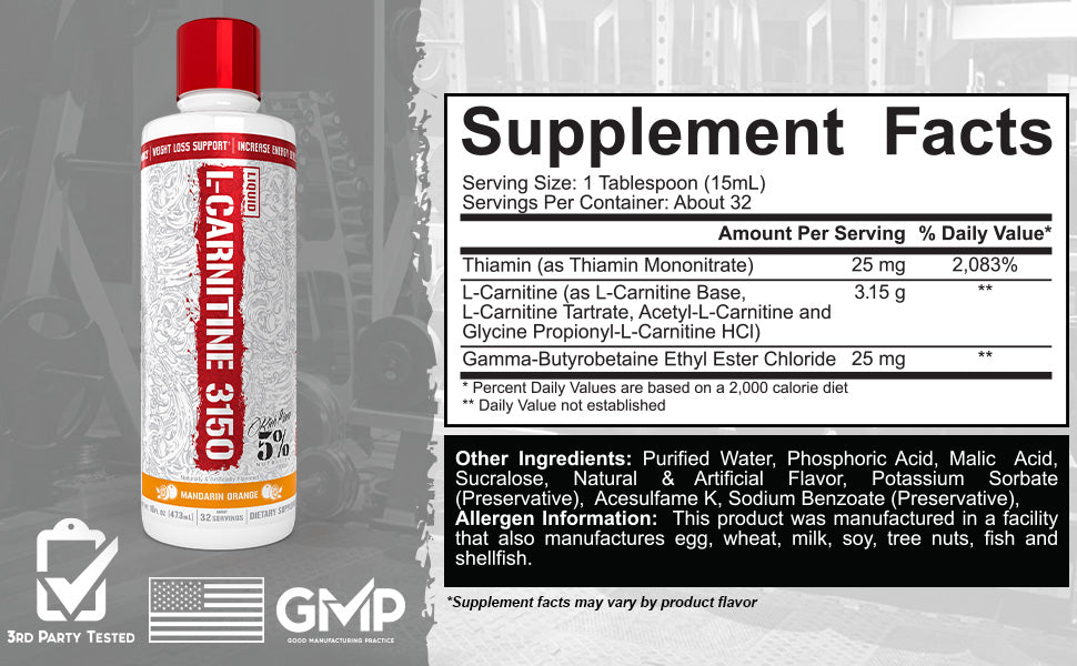 5% Liquid L-Carnitine