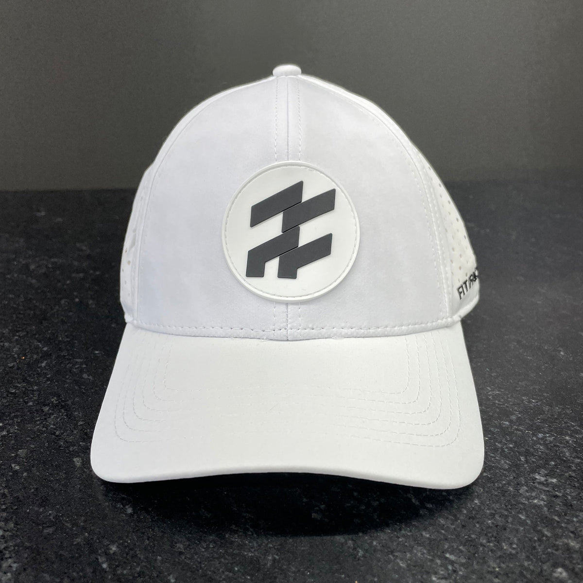 Fit Factory Hat in White with Logo