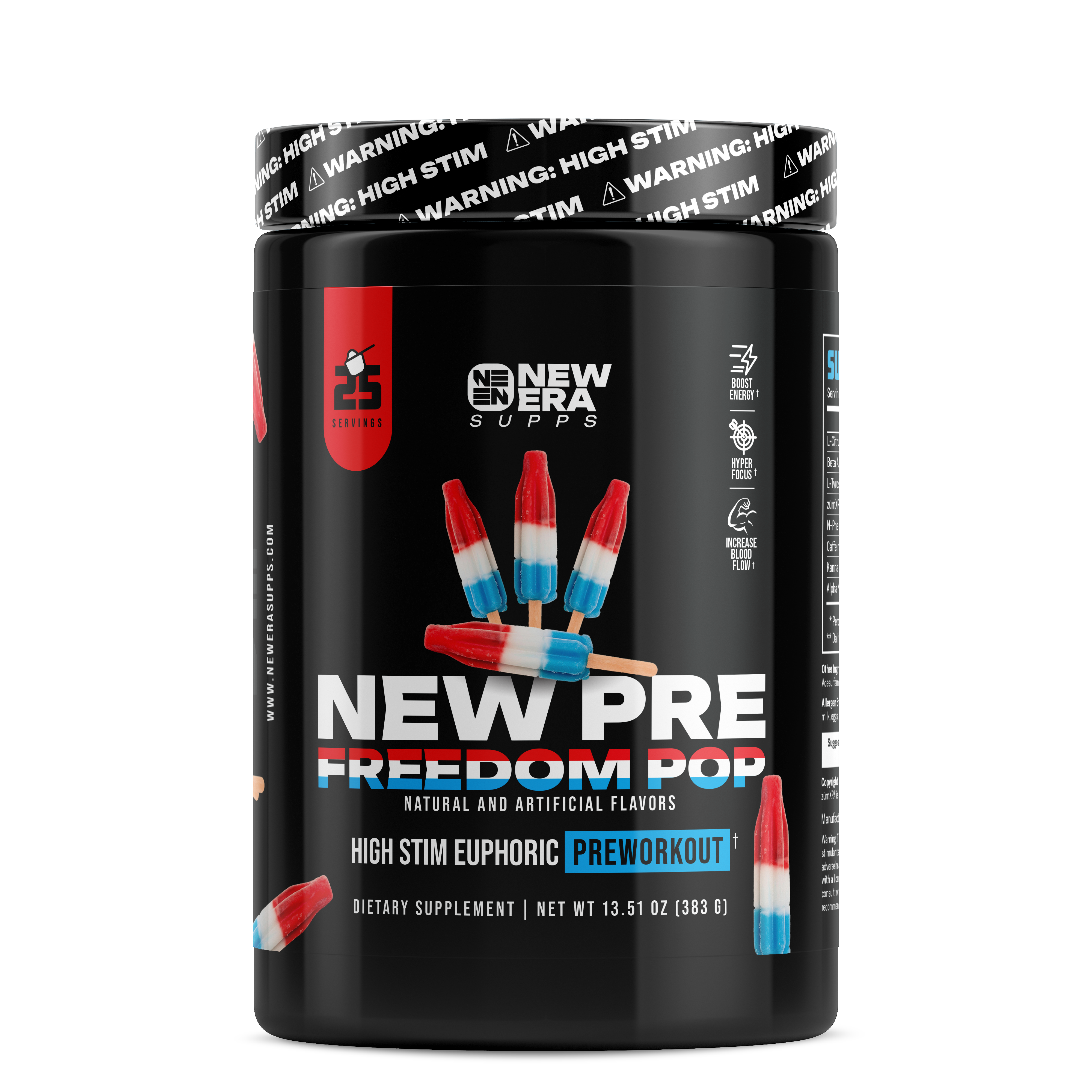 New Era | High Stim Euphoric Preworkout | Freedom Pop