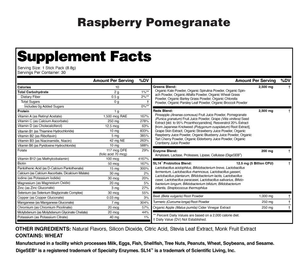 Complete Superfoods Stick Packets